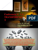 Conferencia V La Transferencia