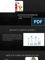 Agentes químicos: tipos y efectos