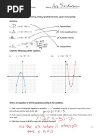 IM11 Semester Final Review - Spring 2020 PDF