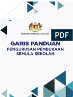 Garis Panduan Pengurusan Pembukaan Semula Sekolah - 4 Jun 2020