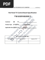 Flat Panel TV Control Board Specification: Vantron Technology Limited