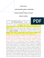 Formulario Mandato General