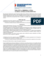 Acta de Asamblea (Coop. Obrera Ltda.) - Juani Figueroa Cebrián