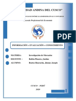 Información + Evaluación Conocimiento