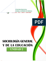 Sociología General - Unidad 2