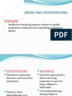 Nursing Diagnosis and Interventions