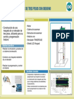 Elevador de 3 pisos con Arduino - Construcción y programación