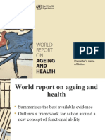 Ageing and Health Report