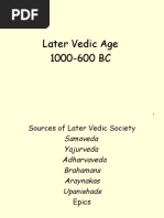 Later Vedic Age