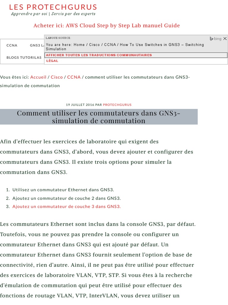 2 How To Use Switches in GNS3 - Switching Simulation | PDF | VMware ...
