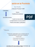 1.2 La Educacion en La Provincia.