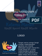 Reuni Akbar Alumni SMPN 1 Malang 2019