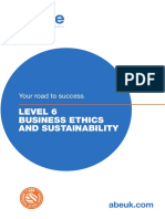 ABE level 6 Business Ethics and Sustainability  Study Guide