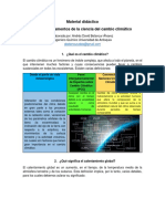 Material Diidactico para Clase de Calentamiento Global