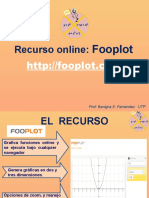 Fooplot: Generador de gráficas online para funciones