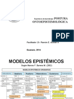 Clase 2° POSTURA ONTOEPISTEMOLÓGICA