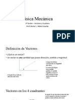 Física Mecánica - Vectores y Escalares