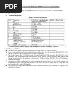 Cylinders Shall Be Produced As Per IS 7285 and Approved by Chief Controller of Explosive