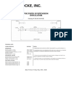 Polymer Suspension Insulator: Catalog # 502-SC1450-EE