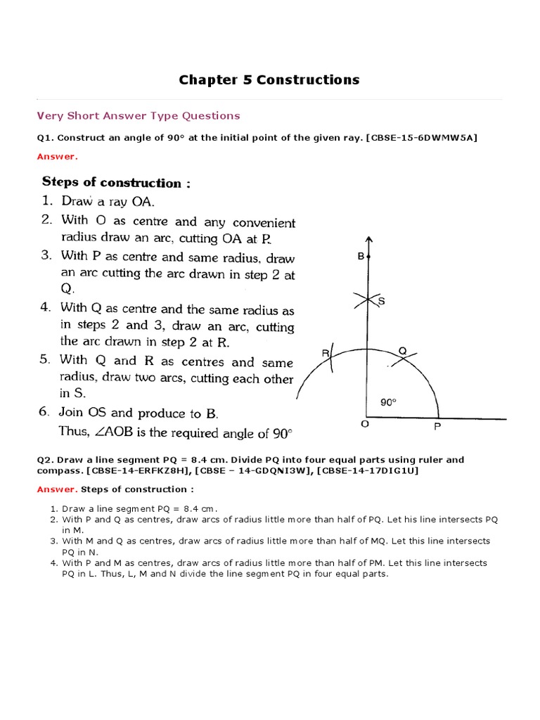 Geometry Constructions and Techniques | PDF | Triangle | Perpendicular