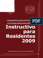 Instructivo para Residentes 2009 Lineamientos ... - Edumed IMSS.pdf