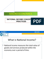 Macro Economics I - National Income