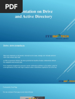 Presentation On Drive and Active Directory