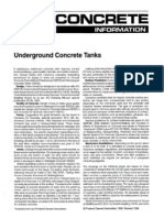 IS071 Underground Concrete Tank