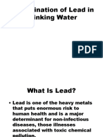 Determination of Lead in Drinking Water PW Point