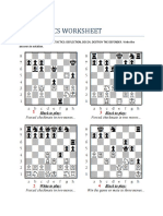 Deflection Decoy Destroy The Defender Worksheet - Chess Beginners