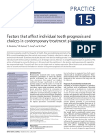 2007 Mordohai Factors That Affect Individual Tooth Prognosis and Choices in Contemporary Treatment Planning British Dental Journal