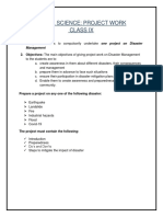 Project Work Class Ix PDF