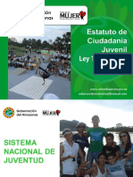 Estatuto de Ciudadania Juvenil Gobernacion