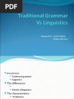 Traditional-Grama-And-Linguistics PPT 1