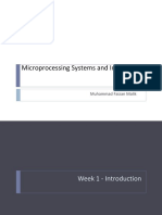 Mircroprocessor Systems and Interfacing