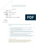 INTRODUÇÃO À LEI BRASILEIRA DE PROTEÇÃO DE DADOS PESSOAIS - Exercício Avaliativo 10