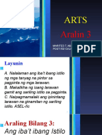 ArtsQ2 Aralin3