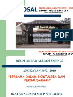 Proposal Reuni Akbar SMP Negeri 27 Jakarta