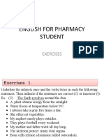 English For Pharmacy Student: Exercises