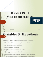 Lec4 - Variables and Hypotheses