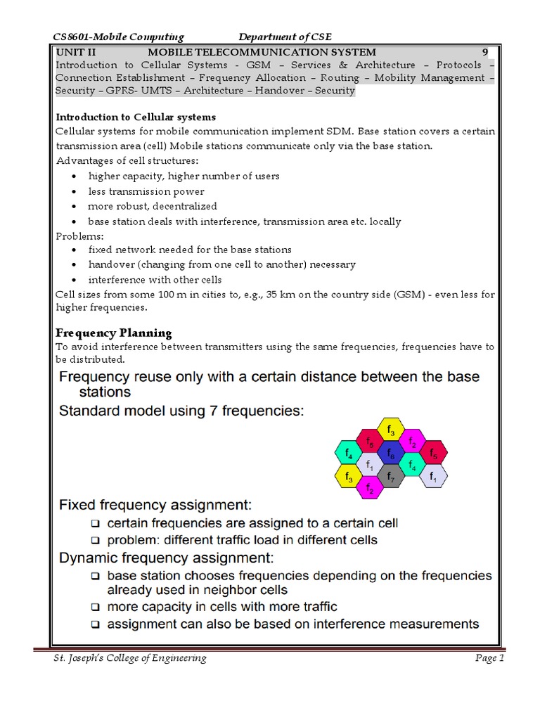 Mobile Telecommunication System | PDF | General Packet Radio Service ...