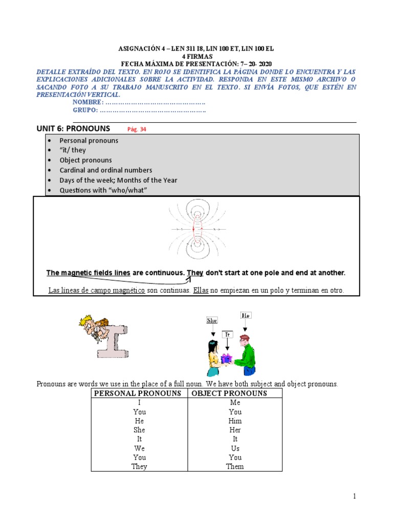 Assignments, Dates, and Grammar Explanations | PDF | Syntax | Grammar