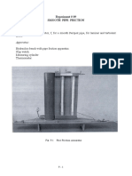 Experiment # 09 Smooth Pipe Friction: Object