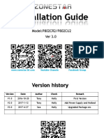 Zonestar P802CR2 Reprap Prusa I3 English User Manual