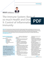 The Immune System: Basis of So Much Health and Disease: 9. Control of Inflammation and Immunity