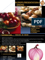 #Plantation Crops Presentation #: Onions