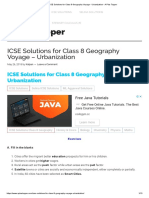 ICSE Solutions For Class 8 Geography Voyage - Urbanization - A Plus Topper