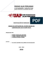 Ta Uap - Investigacion de Mercado - Ayudin Liquido Modificado