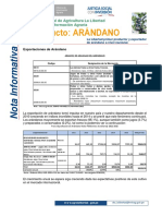 Informe Comercio Exterior de Arandano La Libertad - 2015 - 17052015