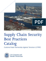 Supply Chain Security Best Practices Catalog: Customs-Trade Partnership Against Terrorism (C-TPAT)